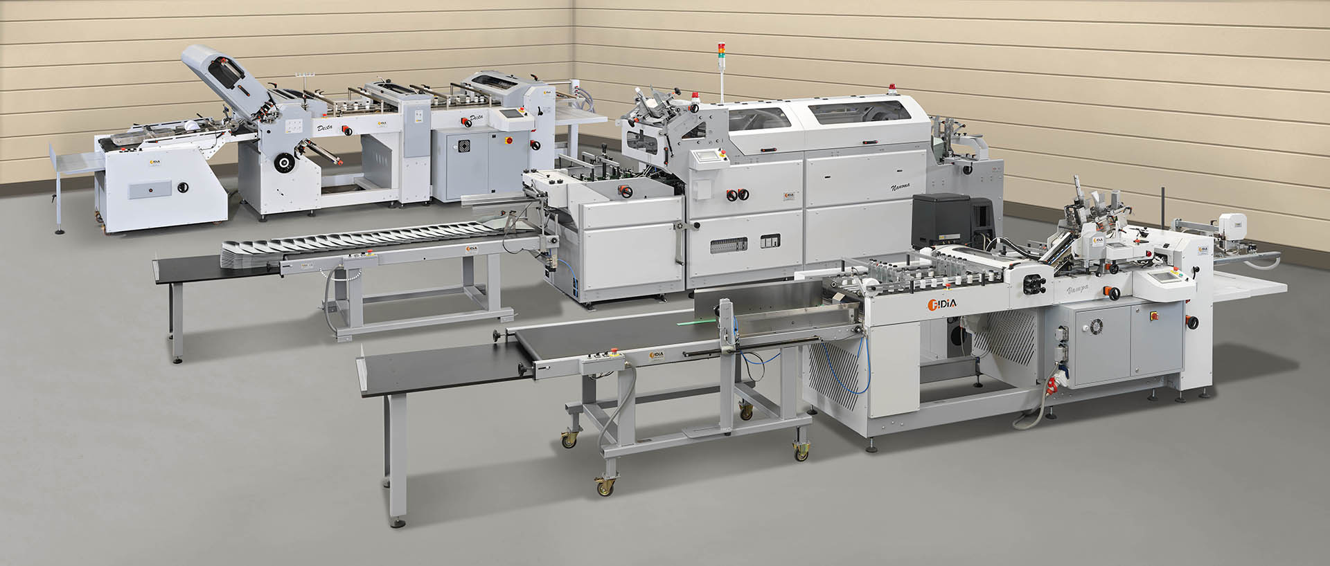 Macari-Fidia shopping bag production machine line