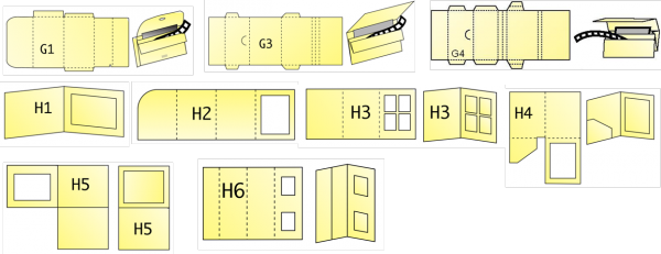 Photograph pockets made with CombiUnica VARUS